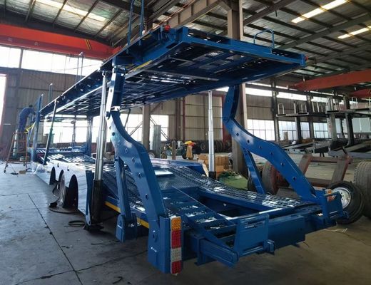 Customized Car Carrier Trailer With ADR Certification For Transporting 7 Cars