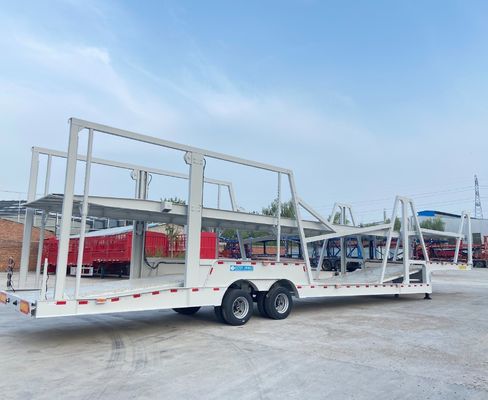 Anton Car Transport Semi Trailer For 6-8 Cars Adjustable Dual Layer Design