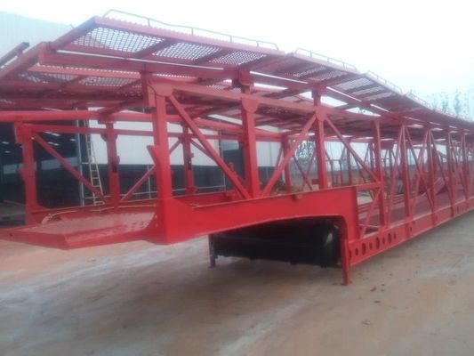 Fuwa / BPW 3 Axle Car Trailer Semi Car Transporter 40t-60t Loading Weight