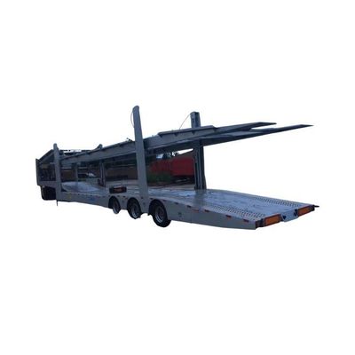 6-8-10-12 Cars Hydraulic Lift Double Deck Car Carrier Hauler Transport Semi Truck Trailer