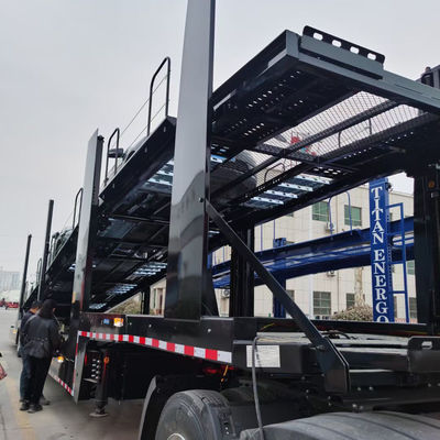 5/6/7/8 Car Semi Trailer Transport Customization With Security Initiative Protection Device