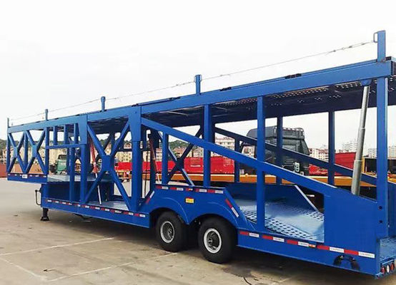ABS Ebs Double Floor Auto Transport Semi Trailer Car Semi Trailer 18t-28t Loading