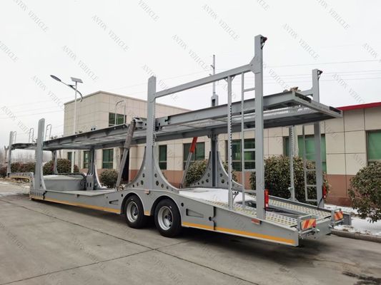 2 Axle Air Suspension Car Transport Semi Trailer For Transporting 5, 7, 8 Cars