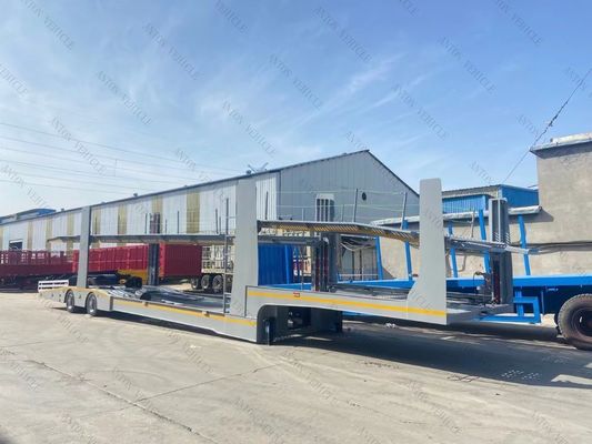2 Layer Car Carrier Trailer Hydraulic Lift Car Transport Trailer European Design