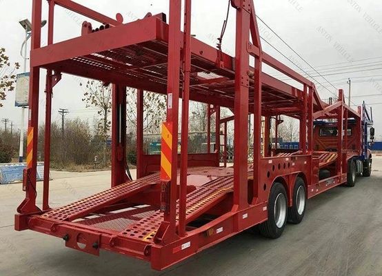 2/3 Axle Car Transporter Trailer Auto Transport Semi Trailer 18t-28ton Loading
