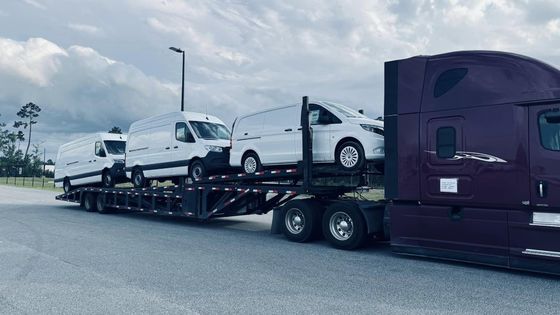 2/3 Axle Car Carrier Trailer 6-8 Car Hauler Trailer With Robust Construction