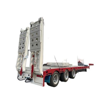 2/3/4 Axles Detachable Gooseneck Lowboy Trailer With 150/120/100 Ton Capacity