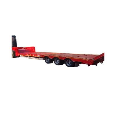 Jost Kingpin 80t 3 Axle Low Bed Trailer For Smooth And Safe Crane Machine Transport