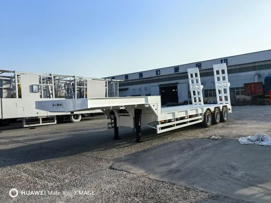 Jost E100 3 Axle Lowbed Trailer Lowboy Semi Trailer 70t Load Capacity