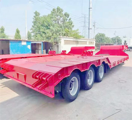 Jost E100 3 Axle Lowbed Trailer Lowboy Semi Trailer 70t Load Capacity
