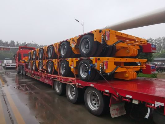 200ton Hydraulic Modular Trailer Lowbed Trailer For Smooth Load Handling