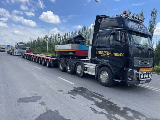 Heavy Equipment Trailer 300-Ton Hydraulic Steering Hydraulic Modular Transport Truck