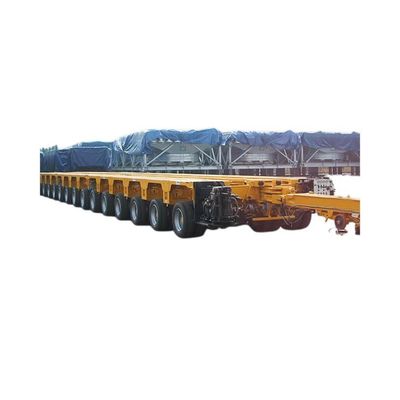 12 Axles 100-200 Tons Heavy Loading Hydraulic Trailer Goldhofer Modular Trailer