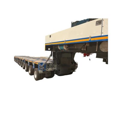 12 Axles 100-200 Tons Heavy Loading Hydraulic Trailer Goldhofer Modular Trailer