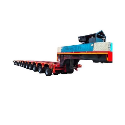 12 Axles 100-200 Tons Heavy Loading Hydraulic Trailer Goldhofer Modular Trailer