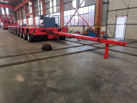 Modular Semi Trailer With 200/250/300/500 Tons Payload And Heavy Mechanical Suspension