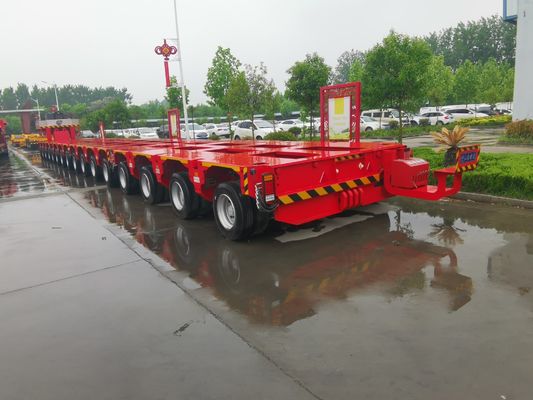 200t Hydraulic Modular Trailer Lowboy Steering Extendable Tank Body Transporting
