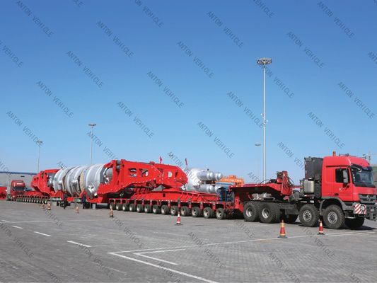 Fuwa / BPW Axle Hydraulic Modular Trailer Multi Modular Transporter