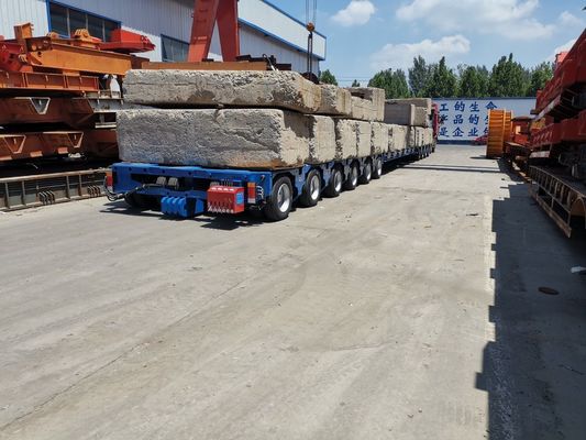 100-300 Ton Hydraulic Multi Axle Trailer For Heavy Equipment Transportation