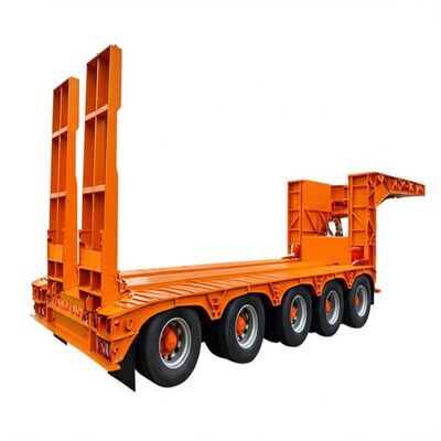 Hydraulic Lowbed Trailer with 120t Load Capacity and 24hour Online Service