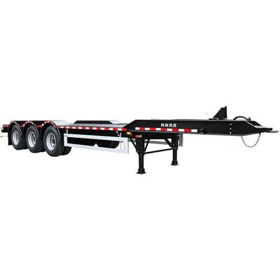 Car Semi Trailer with 12 R22.5 Radial Tires 25T Max Payload and JOST #50 Kingpin for Auto Transport