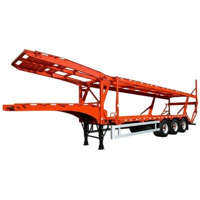 Car Carrier Semi Trailer with 25T Maximum Payload 12 R22.5 Radial Tires and Tri-Axle 6-10 Car Trailer Design