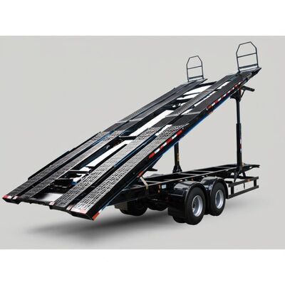25T Max Payload Car Semi Trailer with JOST 50 Kingpin and 4.0 Meters Height for Vehicle Transport