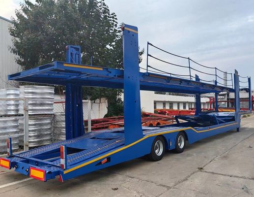 Customized Car Carrier Trailer With ADR Certification For Transporting 7 Cars