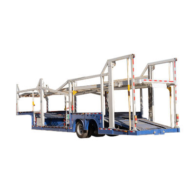 2 Axle 8 Car 17 Meter Hydraulic Car Semi Trailer For Russian Car Hauler Transport
