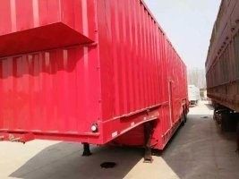 Fuwa / BPW 3 Axle Car Trailer Semi Car Transporter 40t-60t Loading Weight