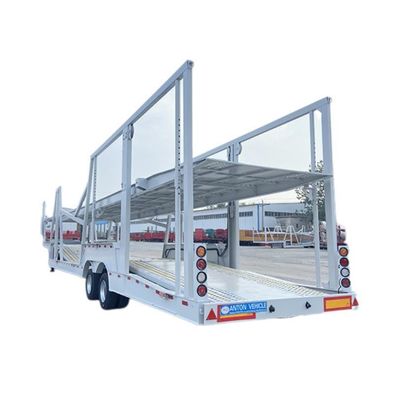 6-8-10-12 Cars Hydraulic Lift Double Deck Car Carrier Hauler Transport Semi Truck Trailer