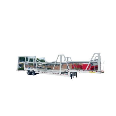 6-8-10-12 Cars Hydraulic Lift Double Deck Car Carrier Hauler Transport Semi Truck Trailer