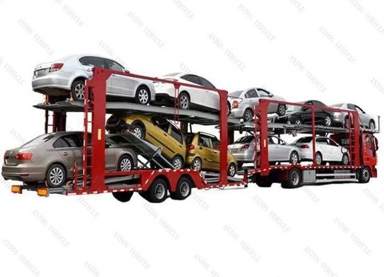 5/6/7/8 Car Semi Trailer Transport Customization With Security Initiative Protection Device