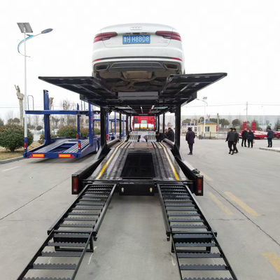 2 Axle Truck Semi Trailer Car Carrier Transport Semi Truck Trailer For Chinese Market