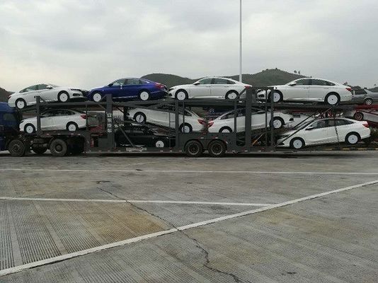 ABS Ebs Double Floor Auto Transport Semi Trailer Car Semi Trailer 18t-28t Loading