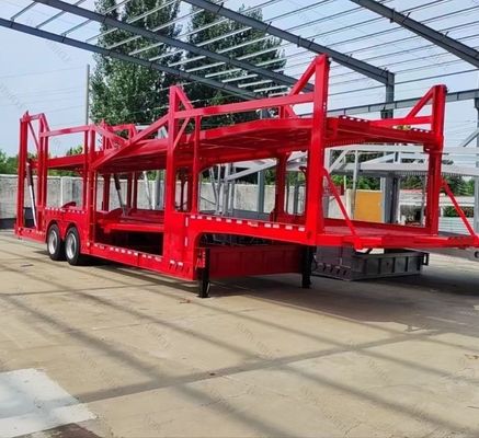 smooth Transport Tractor Towing Car Transport Trailer Double Deck For Carrying 6/8 Cars