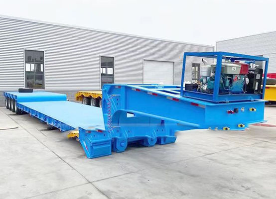 Gooseneck Lowbed Trailer Customization For Oversized Load Transportation Services