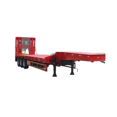 2/3/4 Axles Detachable Gooseneck Lowboy Trailer With 150/120/100 Ton Capacity