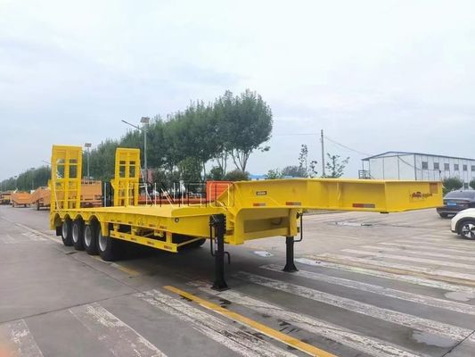 Customization Low Bed Gooseneck Trailer Excavator Transport 50t-80t Semi Bed Trailer