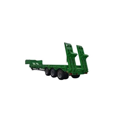 13t Grade 3 Axles 60tons Low Bed Semi Trailer Heavy Duty Semi Truck Lowboy Trailer