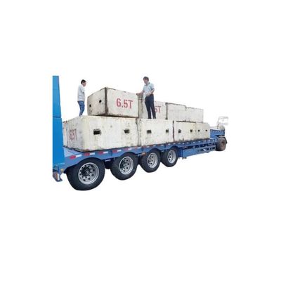 Customized 3 Axle Low Bed Trailer 80tons 100ton 120 Ton Lowboy Trailer