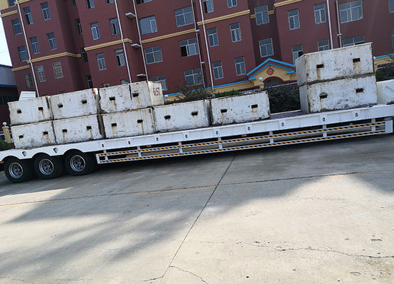 12 Tires 70 Ton Lowboy Trailer Flated Lowboy Semi Trailer With 9408TDP