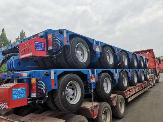 Safe Heavy Load Transportation Hydraulic Lowbed Trailer Jost Kingpin Robust Design