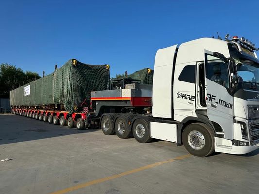Customized Axle Hydraulic Low Bed Trailer For Heavy Loads And Heavy Duty