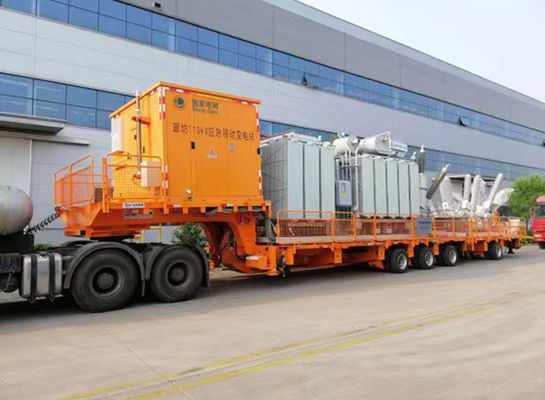Automatic Steering Hydraulic Axle Modular Trailer With 200t Load Capacity