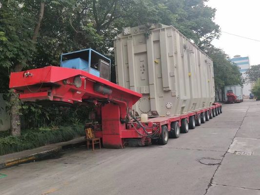 Automatic Steering Hydraulic Axle Modular Trailer With 200t Load Capacity