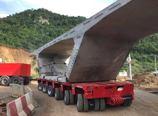 Customized 200t Hydraulic Axle Modular Trailer With ABS Braking System