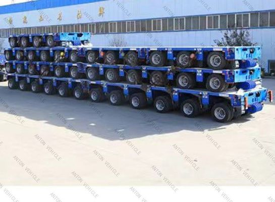 80-120 Ton Multi Axles Hydraulic Platform Modular Heavy Duty Load Semi Trailer