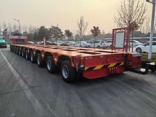 80-120 Ton Multi Axles Hydraulic Platform Modular Heavy Duty Load Semi Trailer