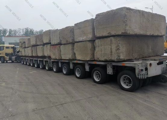 Fuwa / BPW Axle Hydraulic Modular Trailer Multi Modular Transporter